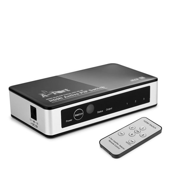 APORT 에이포트 AP-PIP301 모니터 선택기1:3HDMI4K PIP 모드지원 4165381