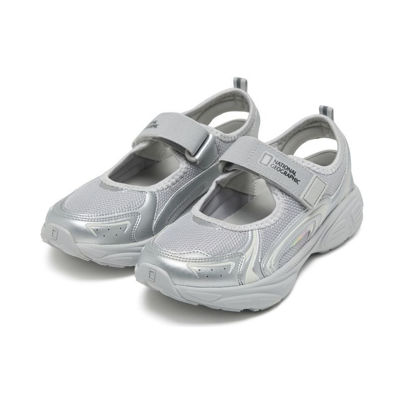 NATIONAL GEOGRAPHIC KIDS <매장정품> 내셔널지오그래픽 NATIONAL GEOGRAPHIC KIDS K262KSD360 컨투어 프리즈 샌들 V2 SILVER 5009410269 704010