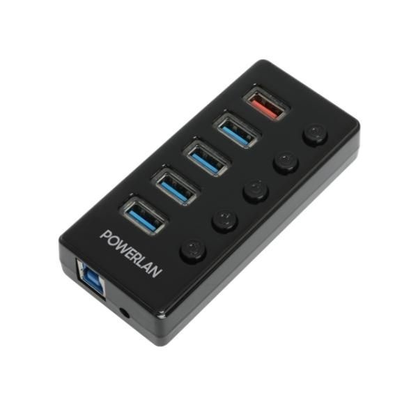 UnKnown 파워네트정보통신 POWERLAN PL-UH305P USB허브5포트 유전원USB3.0 4166440