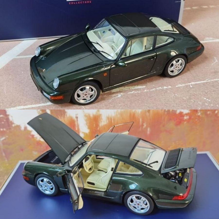 노레브 [해외] 노레브 포르쉐 911 964 카레라 모형 자동차 올드카 프라모델 다이캐스트 1:18