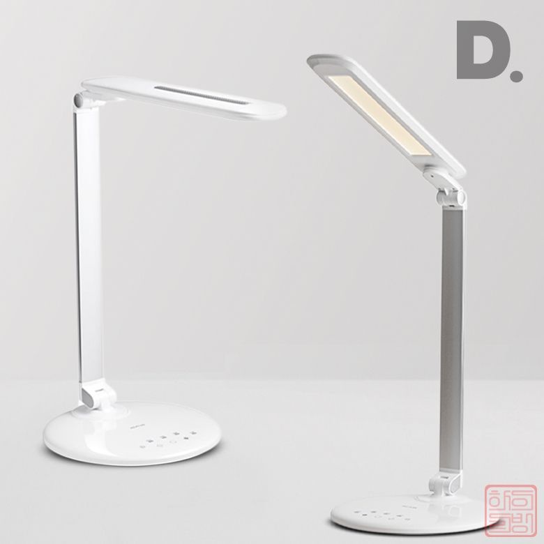 듀플렉스 LED 학습용 스탠드 초절전 SMD 터치식스위치 5단계 밝기조절 눈부심방지패널 독서등 공부 사무실 스텐드
