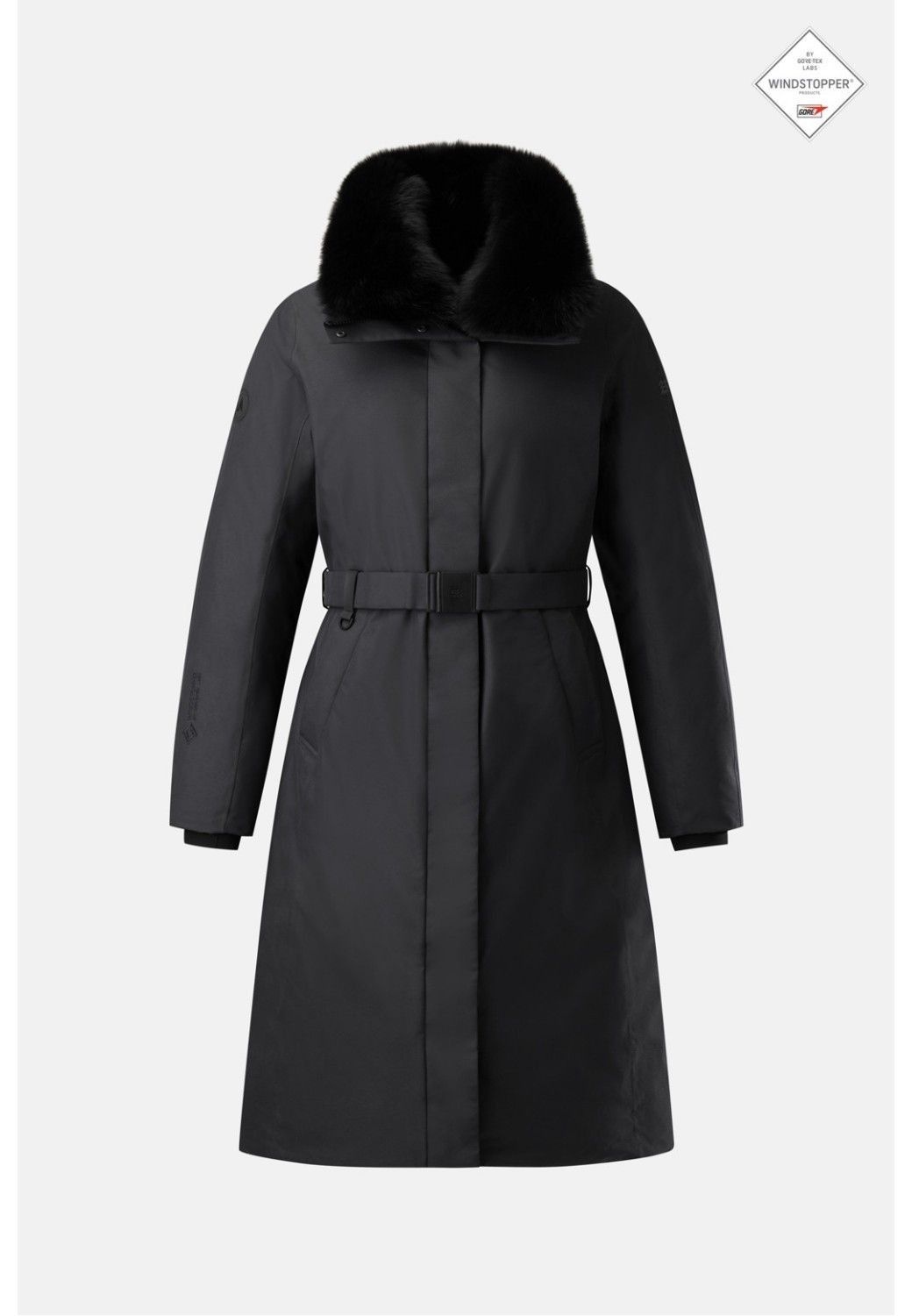 코오롱스포츠 데일리패딩 베이직패딩 [정상가 : 1,100,000원] 여성 스탠드넥 롱 다운 TVJDW25646BLK LE1221310980