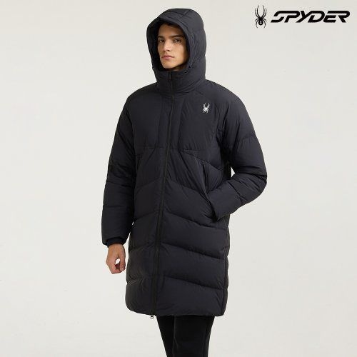 스파이더 본사 공용 풋볼 롱 덕다운 자켓 SPHWCNDJ211UBLK
