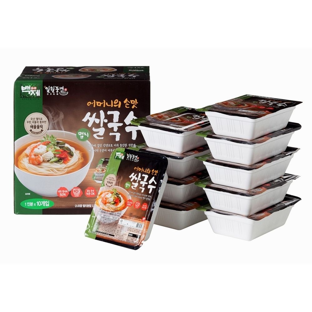 그래피티기타 백제 일월풍면 멸치 쌀국수 100g x 10 x 2박스 베트남