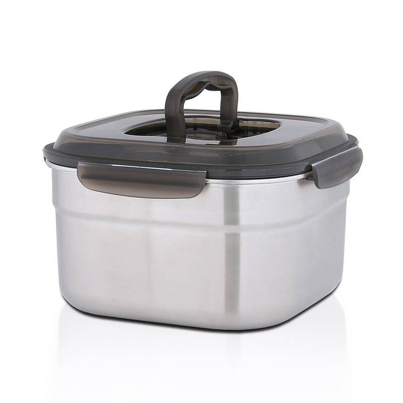 <매장정품> KEEN 킨 에리카 사각 스텐 밀폐용기4600ml 반찬통 김치통 erica4600 2012472
