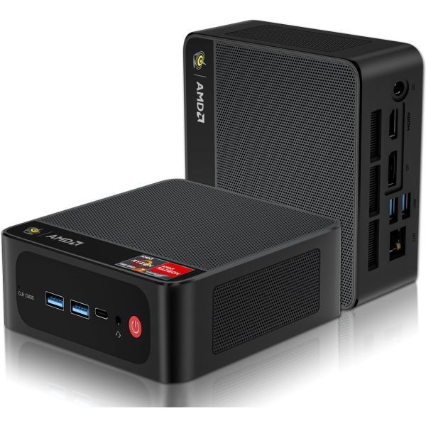 [해외] Beelink 비링크 SER5 MAX 미니 PC AMD Ryzen 7 6800U 최대 4.7GHz 8C 16T 24GB LPDDR5 RAM 500GB PCIe4.0x4 SSD 4K 트리플 디스플레이 WiFi 6 BT