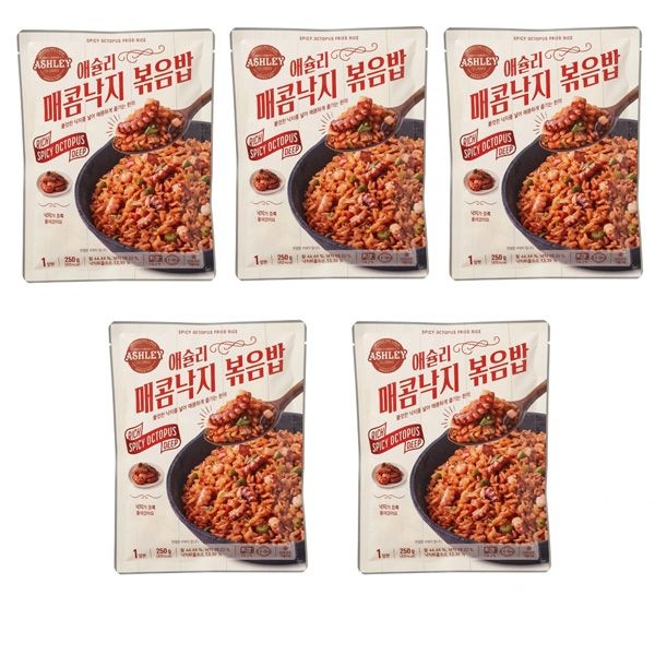 애슐리 매콤 낙지 볶음밥 250g x 5개입