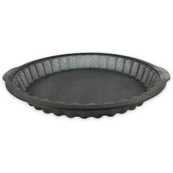 [해외] 젠커 685536 실리콘 케이크 몰드, 유리섬유 소재, 키슈 베이킹 몰드, 회색, 25cm