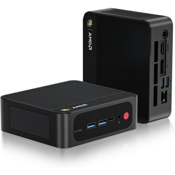 [해외] Beelink 비링크 미니 PC AMD Ryzen 7 6800H 8C 16T 최대 4.7GHz 16GB LPDDR5 RAM 500GB PCIe4.0 x4 SSD SER5 MAX 데스크탑 컴퓨터 4K 트리플