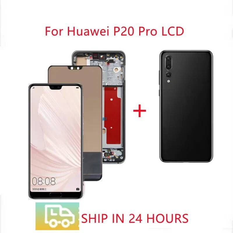 [해외] 스마트폰 액정 교체 부품 화웨이 P20 프로 LCD CLT-L09 CLT-L29 6.1 인치 OLED 디스플레이 터치 스크린 디지타이저 어셈블