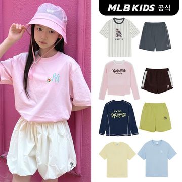 [MLB키즈]신상 여름 의류 BEST👕 반팔티셔츠/반바지/반팔셋업/바람막이