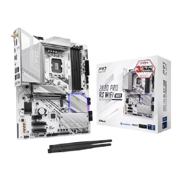 ASRock Z890 Pro RS WiFi White 디앤디컴 인텔Z890ATX 4169334