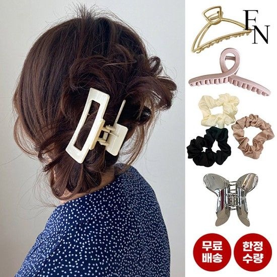 [무료배송][4900원] 헤어 집게핀 곱창끈 머리끈 (모음)