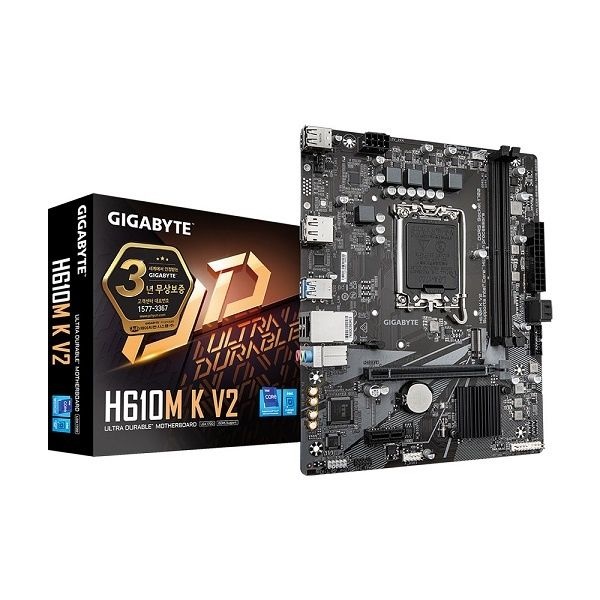 GIGABYTE H610M K V2 제이씨현 인텔H610M-ATX 4169226