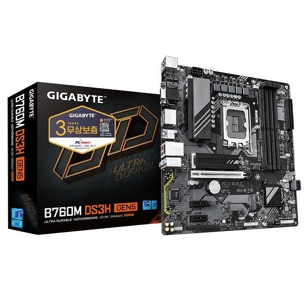 UnKnown GIGABYTE B760M DS3H GEN5 피씨디렉트 인텔B760M-ATX 4169193