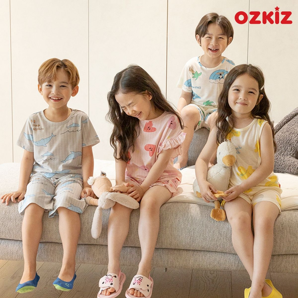 아기내복 유아 실내복 여름 반팔 키즈 여아 남아 16종 (택1)