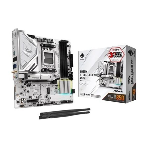 ASRock B850M 스틸레전드 WiFi 디앤디컴 A B850M-ATX 4168993