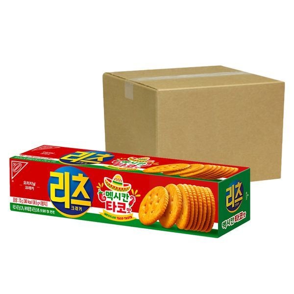 [하프클럽]리츠 멕시칸 타코 크래커 73g 24개 (리츠 멕시칸 타코 크래커 73g 24개)