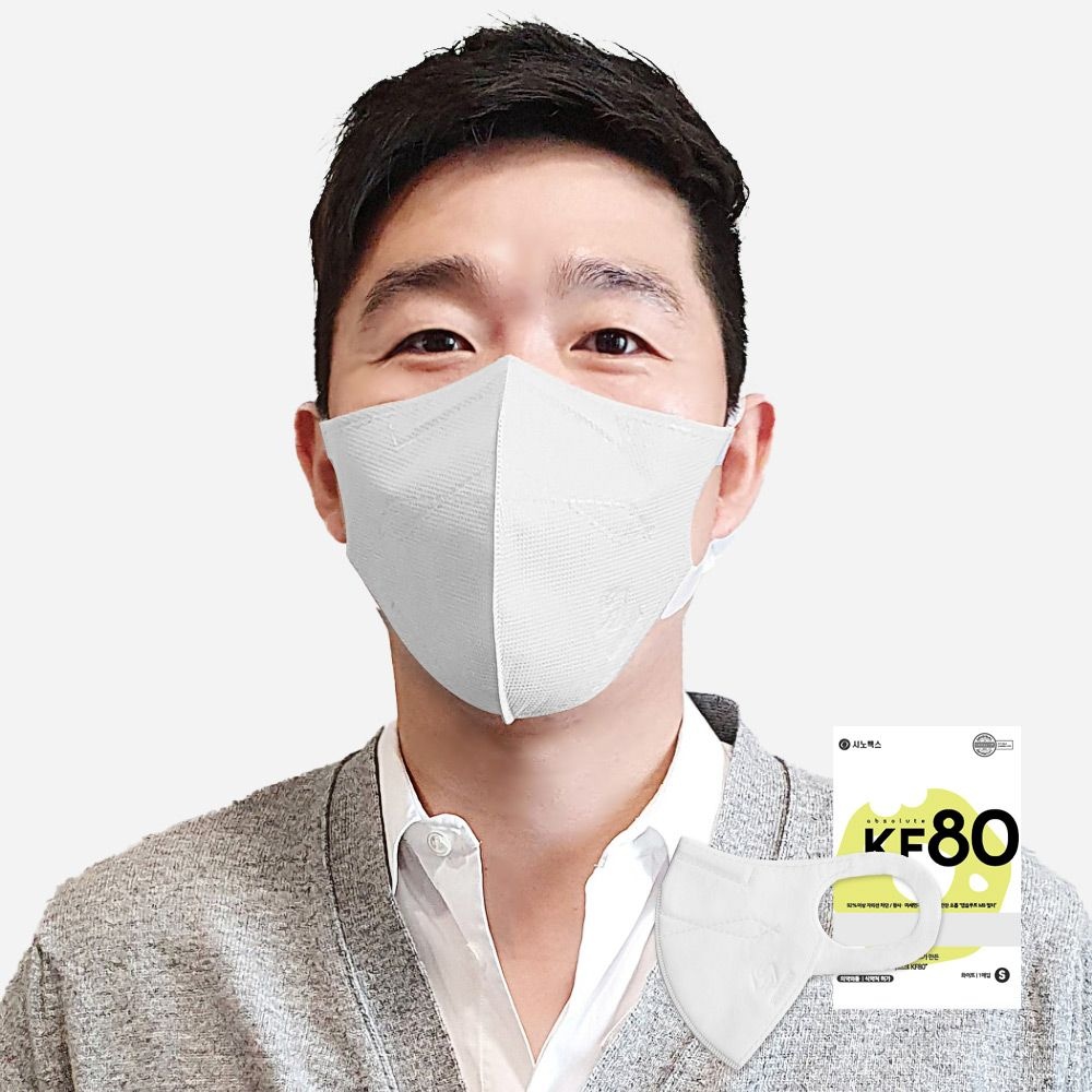 시노텍스 KF80 마스크 미세먼지 황사 화이트 50매 택1