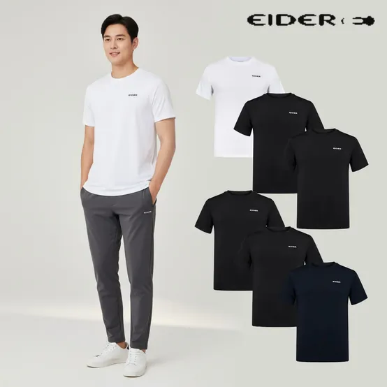 POP ON 3PACK  반팔 라운드 티셔츠 DMM26296