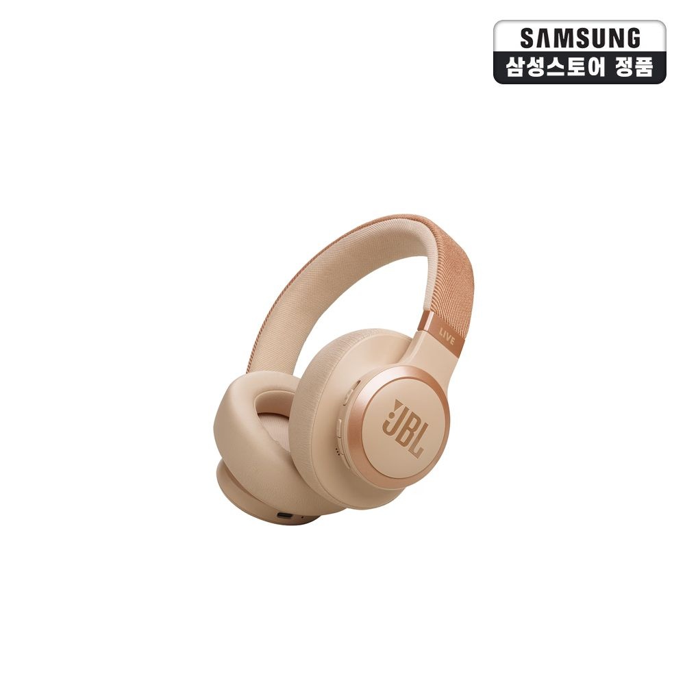 JBL LIVE 770NC 무선 오버이어 헤드폰 JBLLIVE770NCBLK
