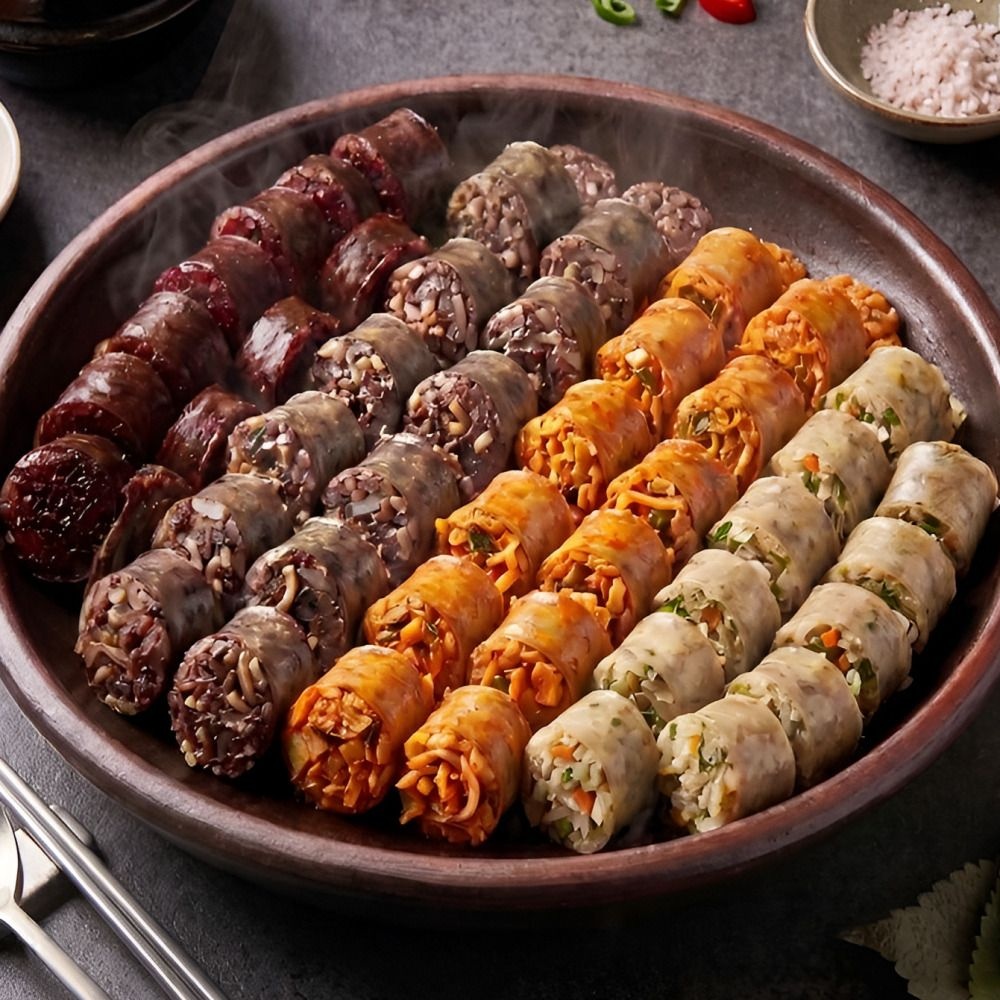 가마솥 순대트럭 4종 모듬순대 X 2팩