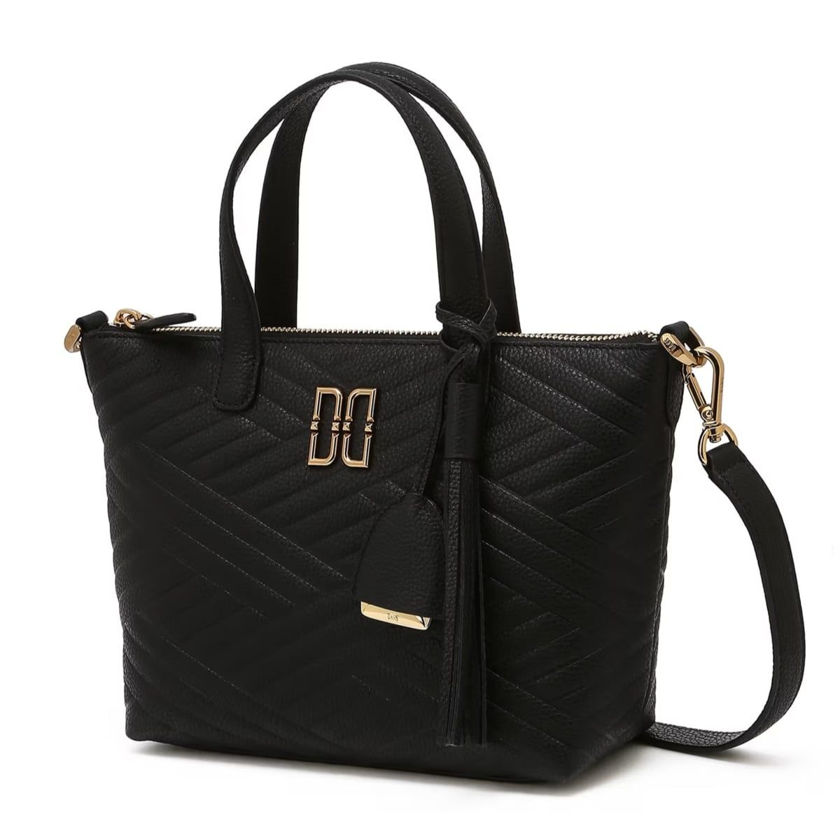 <매장정품> DAKS 닥스 DCBA6E360BK [CARLISLE] 블랙 DD로고 소가죽 토트백 2008970