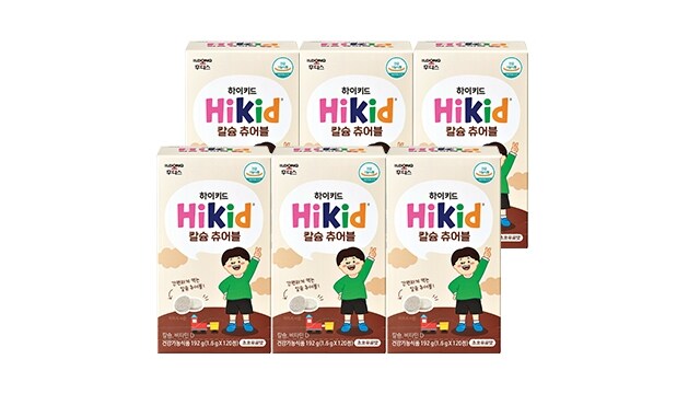 하이키드 칼슘 츄어블(1.6g*120정) 6박스