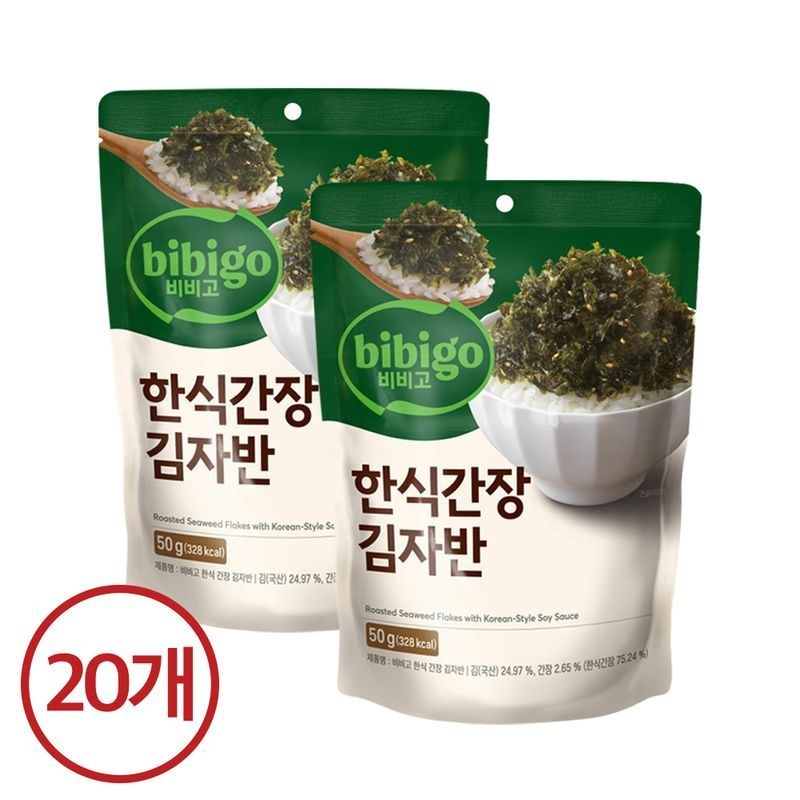 CJ제일제당 [CJ] 비비고 한식간장김자반 50g x20개