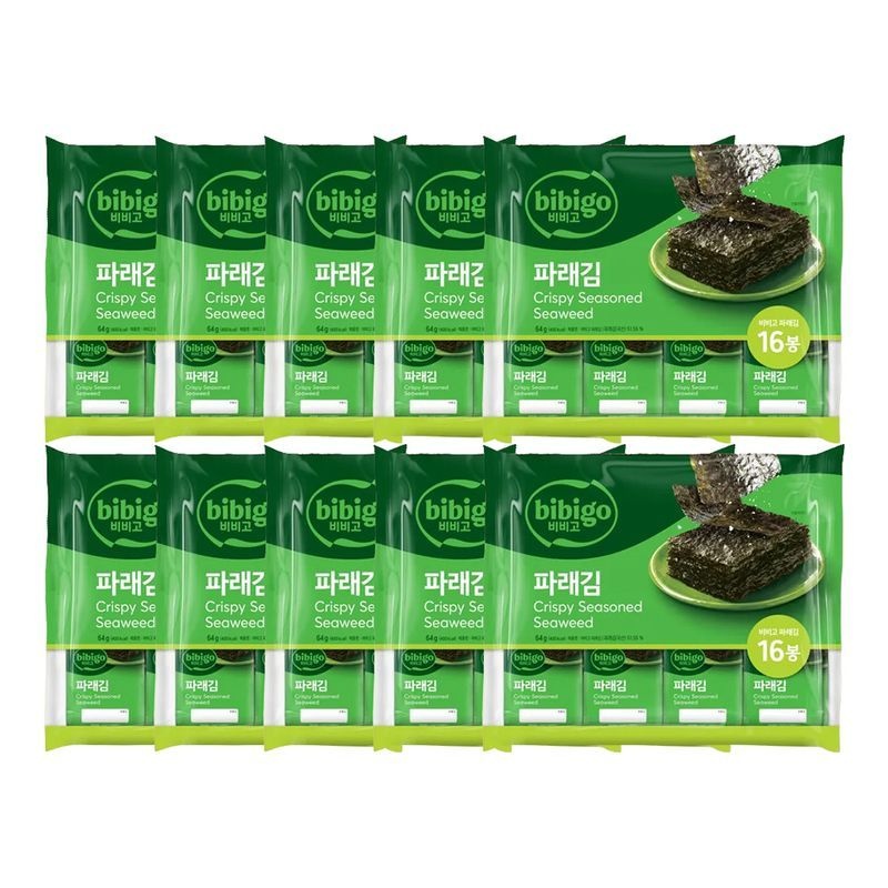 CJ제일제당 [CJ]비비고 파래김 (4gx16ea) x10개