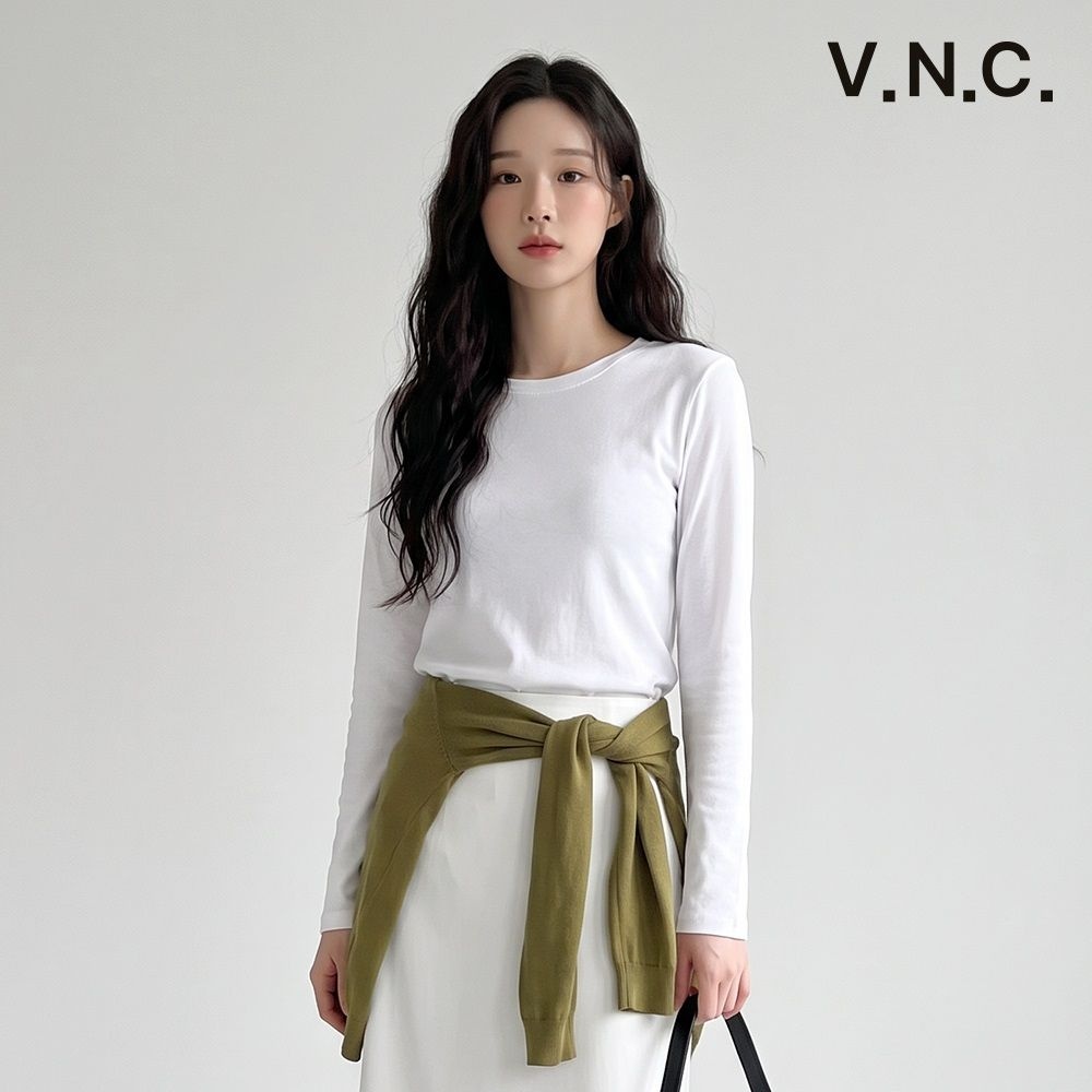 라운드넥 텐션 티셔츠(VC8LTE1)