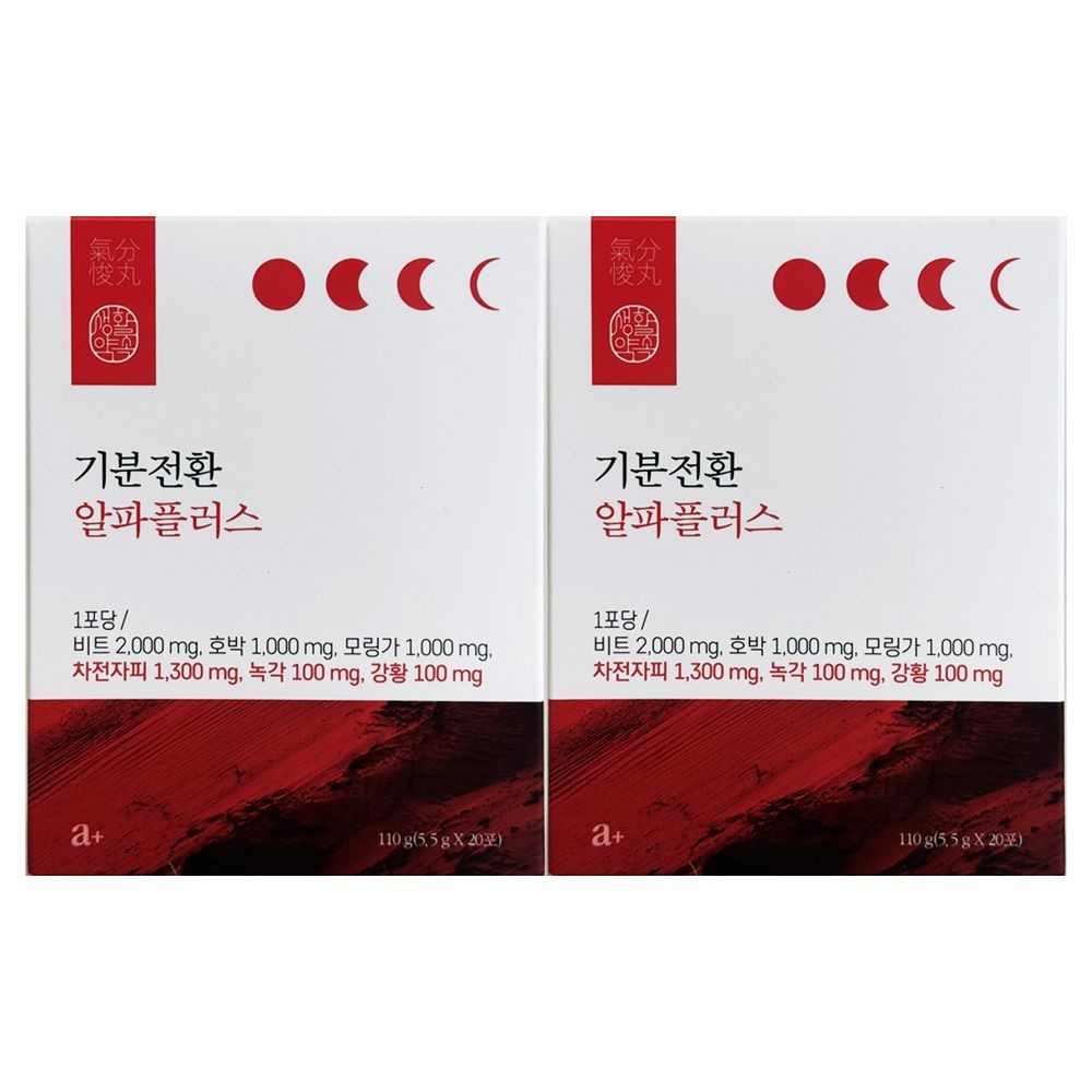 생활약속 기분전환 알파 플러스 5.5g x 20포 2개 / 써클
