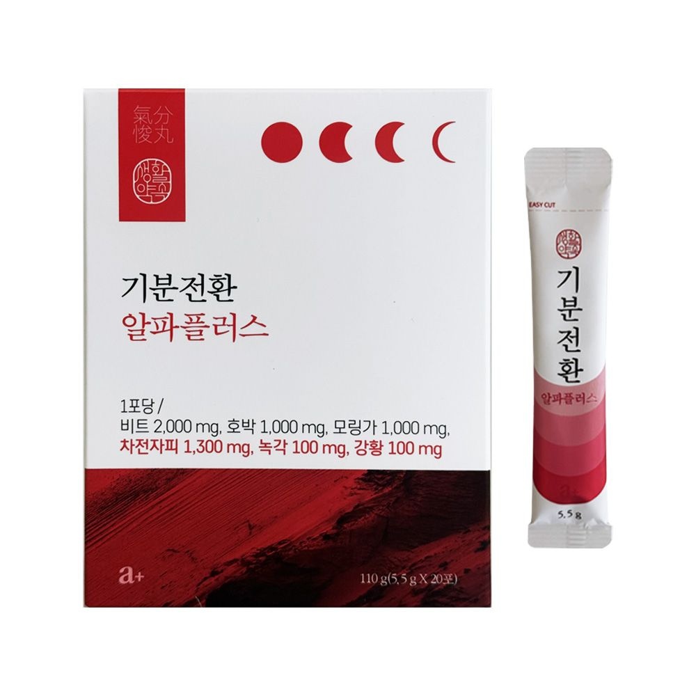 생활약속 기분전환 알파 플러스 5.5g x 20포 / 써클