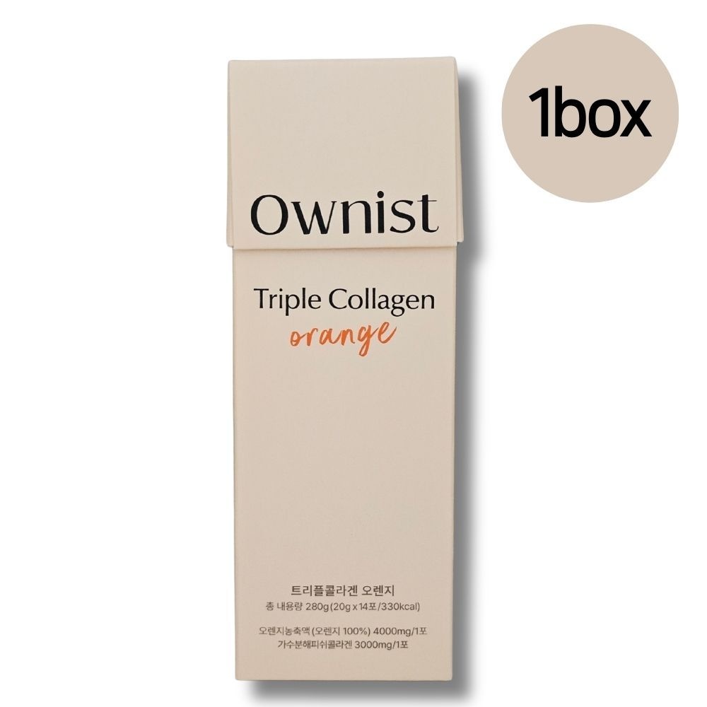 [오늘출발] 오니스트 트리플콜라겐 오렌지 20g x 14포 (1box)