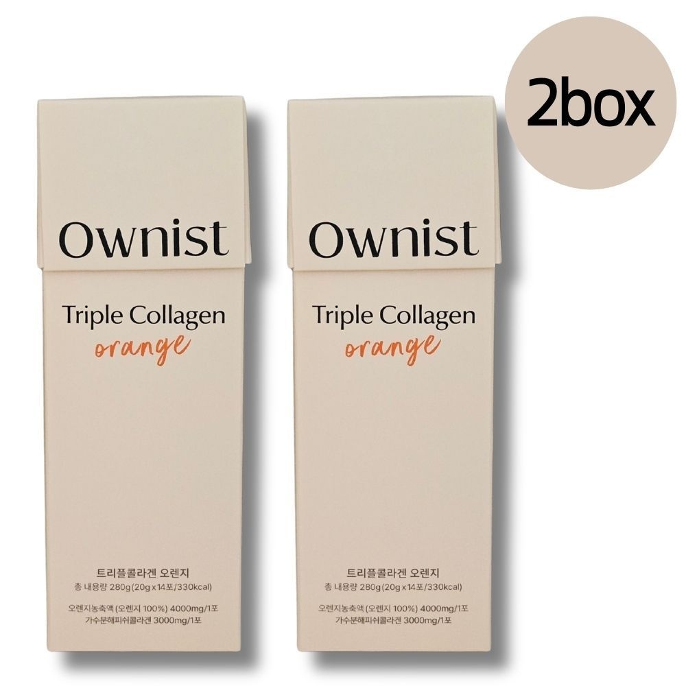 [오늘출발] 오니스트 트리플콜라겐 오렌지 20g x28포 (2box)