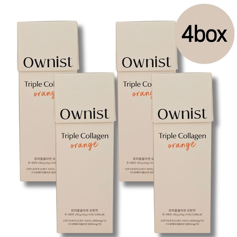 [오늘출발] 오니스트 트리플콜라겐 오렌지 20g x56포 (4box)