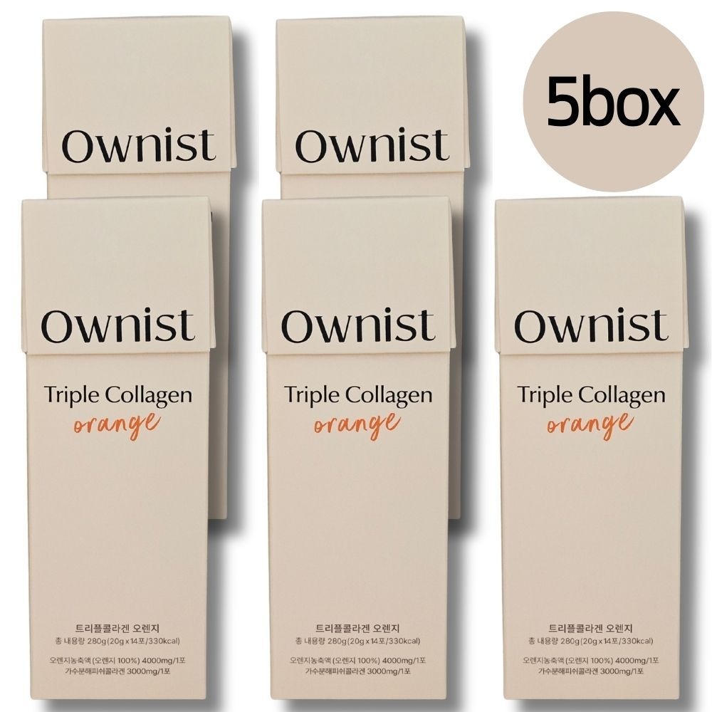[오늘출발] 오니스트 트리플콜라겐 오렌지 20g x70포 (5box)