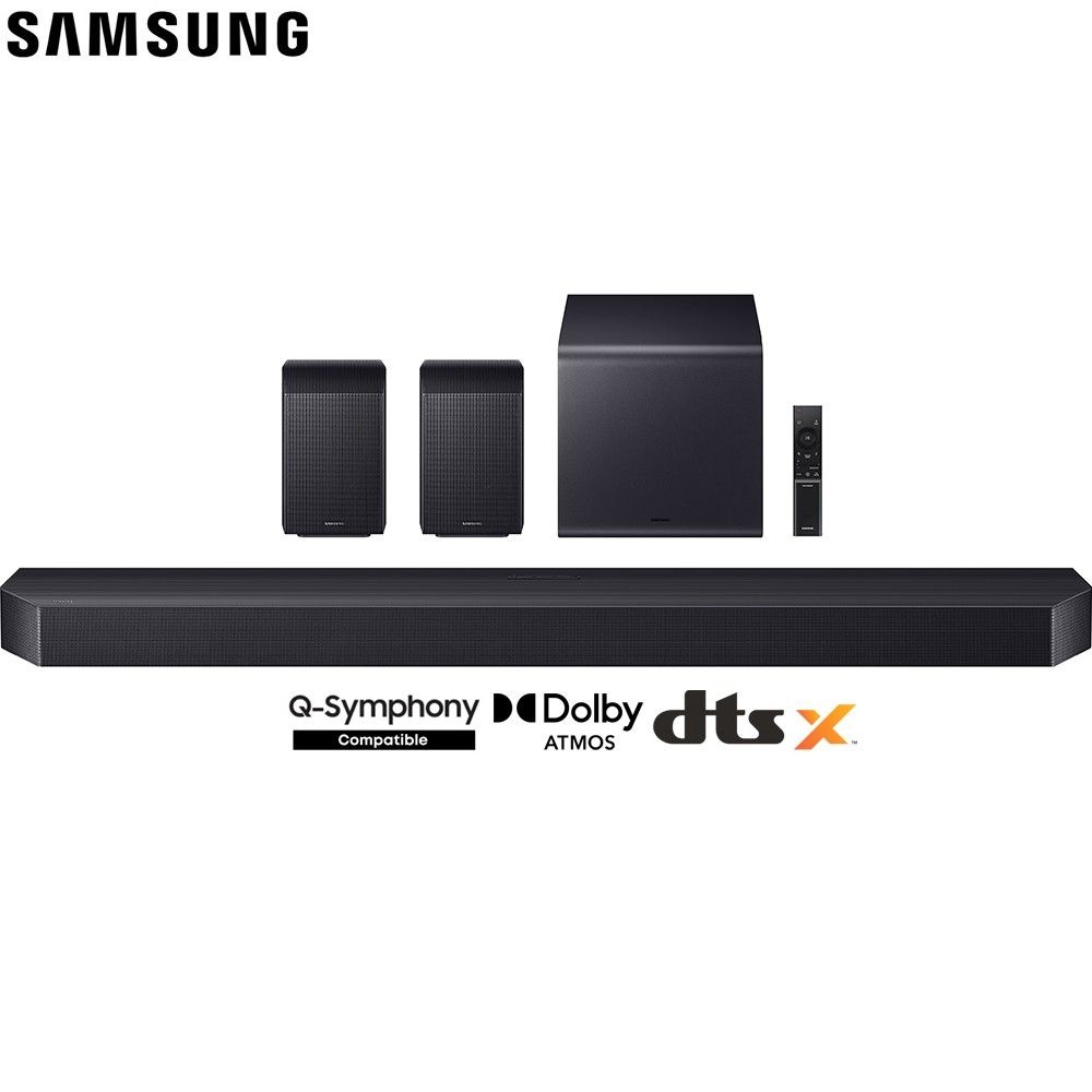 Samsung 삼성 Q 시리즈 사운드바 11.1.4 채널 서브우퍼 + 후면 스피커 2025 1094894
