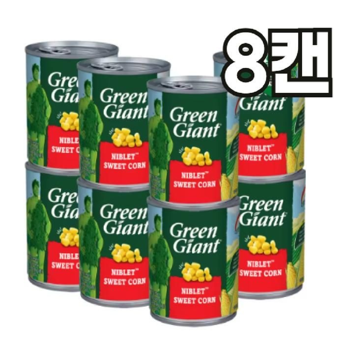 그린자이언트 니블렛 스위트콘 195g X 8캔 옥수수 스위트콘/J
