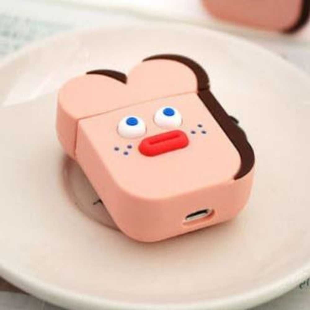 실리콘 커버 스트로베리 토스트 블루투스이어폰케이스 대학생선물