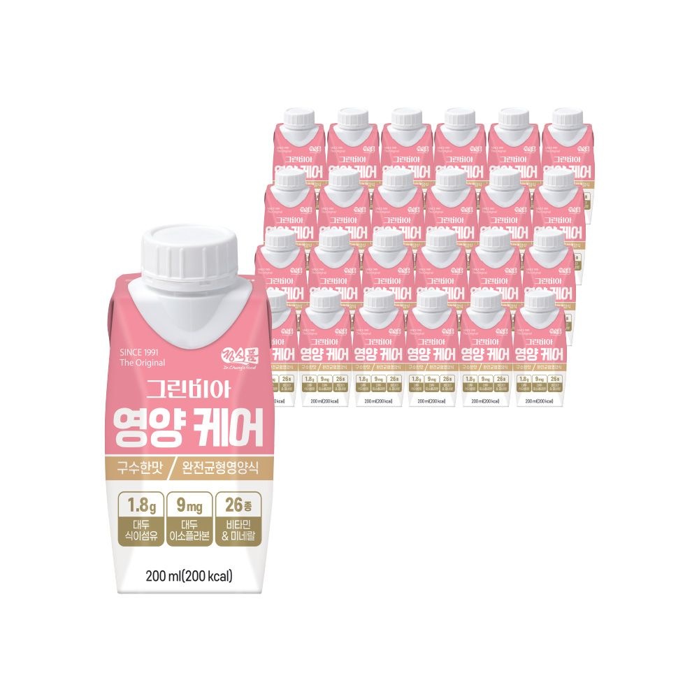 [롯데온]그린비아 영양케어/당케어 200ml 24팩 (24,500원/무료)