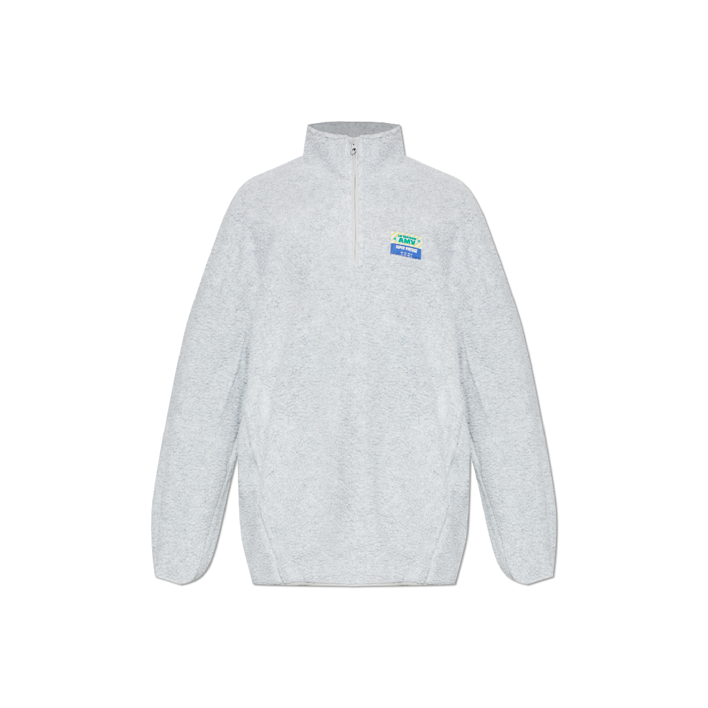 [해외] 아메리칸 빈티지 AMERICAN VINTAGE Fleece 스웨트 셔츠 with a stand 업 collar MHOK03CE260POLAIRECHINE TP574594592
