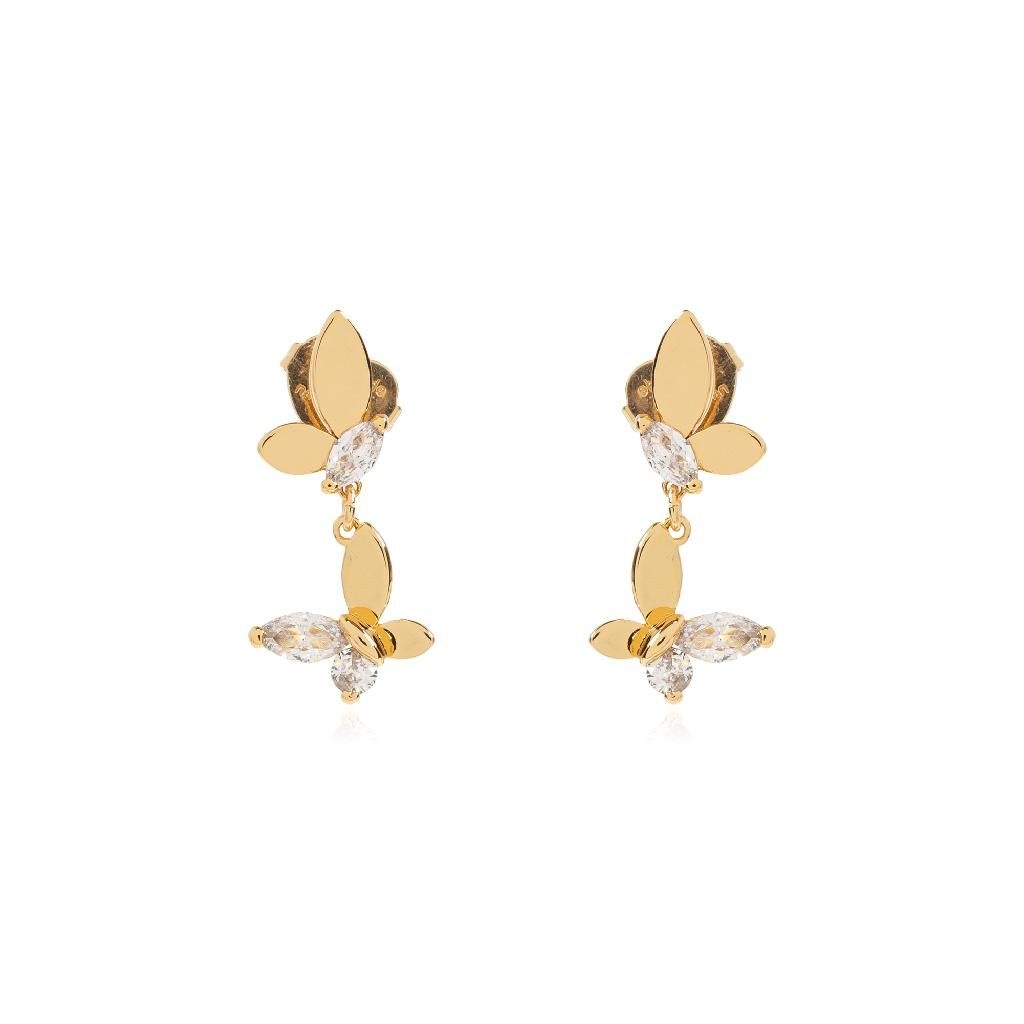 [해외] 케이트스페이드 26FW 케이트스페이드 Earrings with shimmering 크리스탈 K76020CLEARGOLD TP576599107
