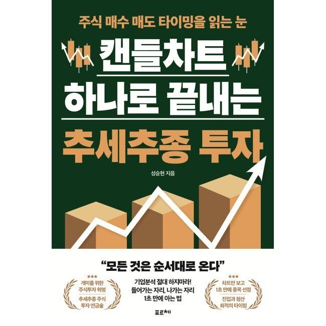 캔들차트 하나로 끝내는 추세추종 투자 - 주식 매수 매도 타이밍을 읽는 눈 성승현