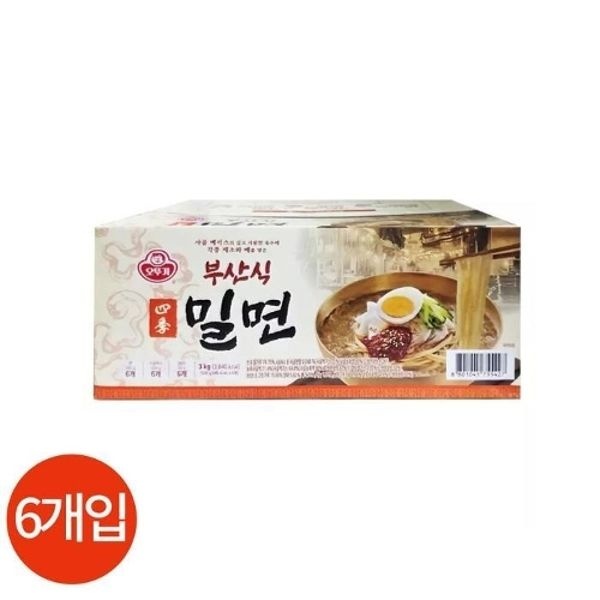 오뚜기 부산식 밀면 500g x 6개입