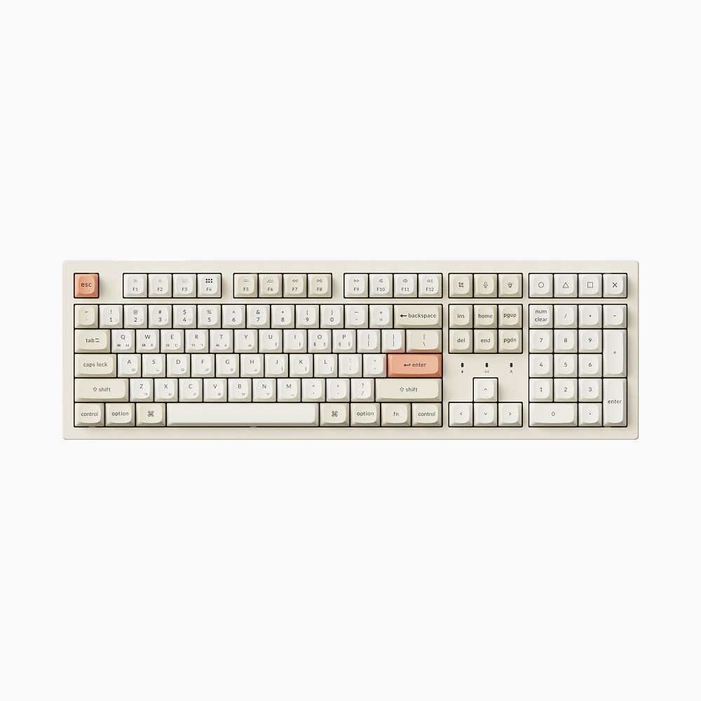 키크론 K10 Ultra 울트라 8K 레트로 파스텔 RGB 핫스왑 저소음 바나나축 무선 사무용 기계식 키보드