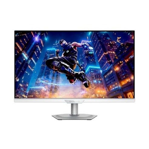 (GIGABYTE) M27UP ICE 4K UHD 160Hz 화이트 게이밍모니터 듀얼모드 HDR 68cm, M27UPICE4KUHD