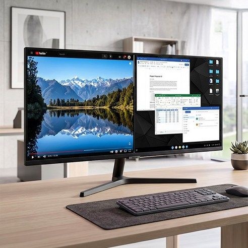 삼성 뷰피니티 S5 LS34C500GAKXKR S34C500 와이드모니터 UWQHD 100Hz, 86.4cm