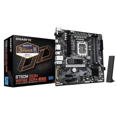 GIGABYTE B760M DS3H WIFI6E D4 GEN5 제이씨현