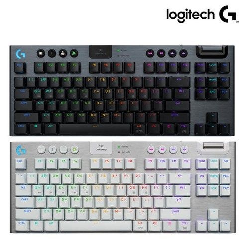로지텍 G G915 X TKL LIGHTSPEED 키보드, 화이트, 920-012742, 갈축